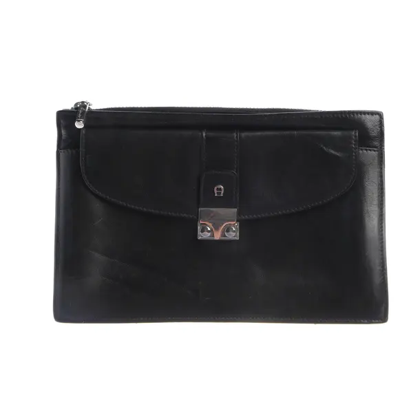 Pochette, in Nero, Pelle, Aigner