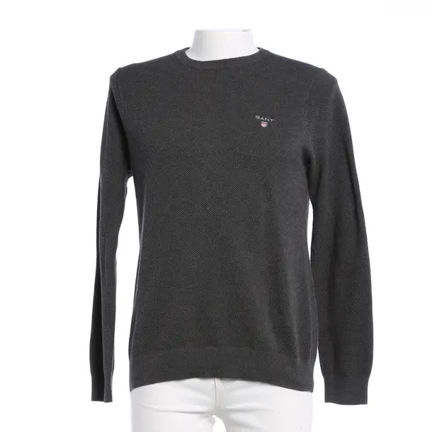 Pullover in Grau, Baumwolle, Gant