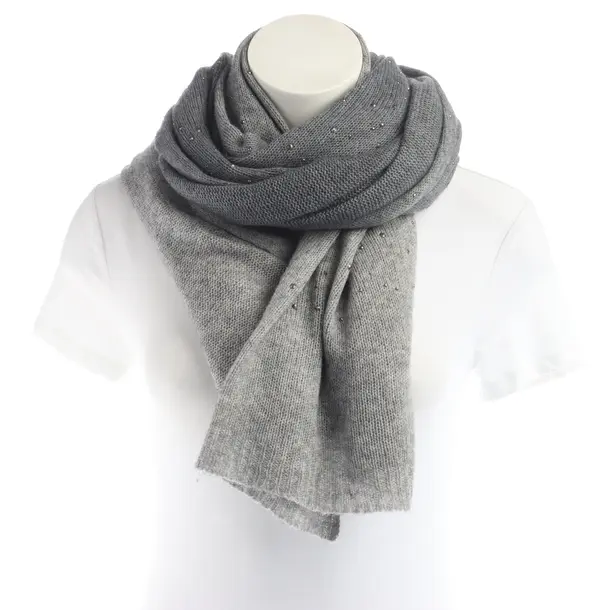 Sciarpa, in Grigio, Lana, Ripetere