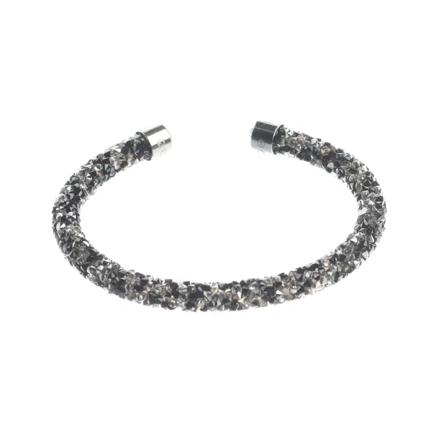 Bracelet, in Black, Metal (metallic, metallized), Swarovski