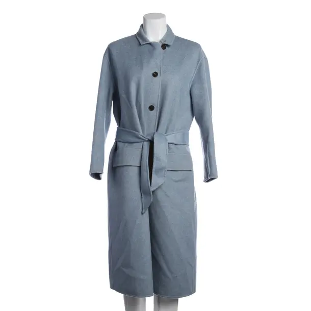 Mid-Season Coat in Blue, Wool, Emporio Armani