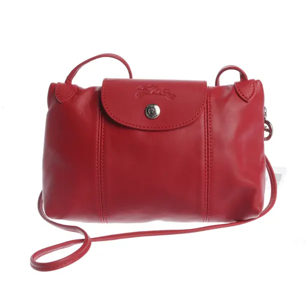Schultertasche, in Rot, Leder, Longchamp