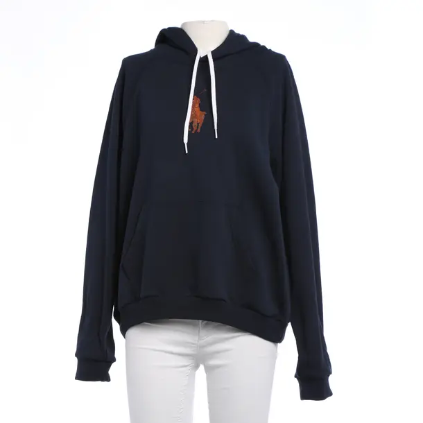 Hoodie in Blue, Cotton, Polo Ralph Lauren