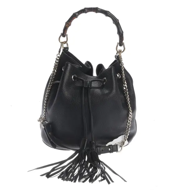 Handbag, in Black, Leather, Gucci