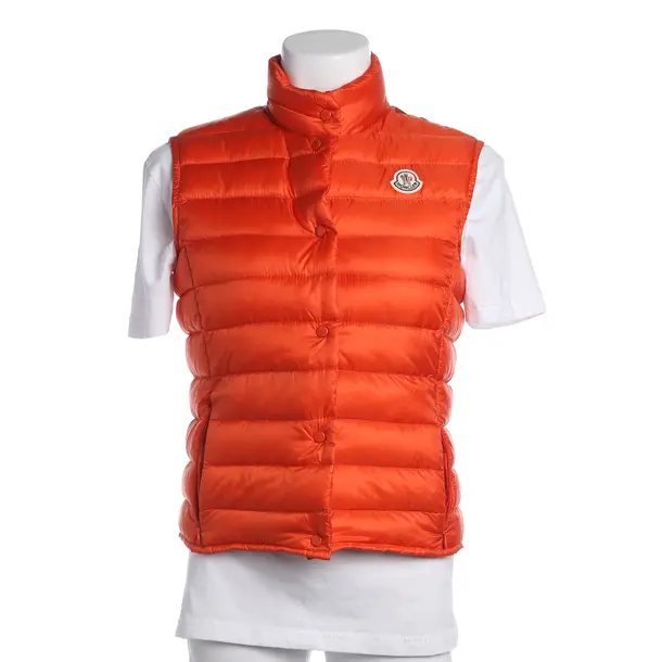 Weste in Orange, Polyamid, Moncler