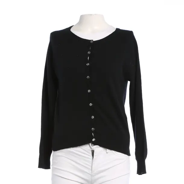 Strickjacke in Schwarz, Kaschmir, GC Fontana