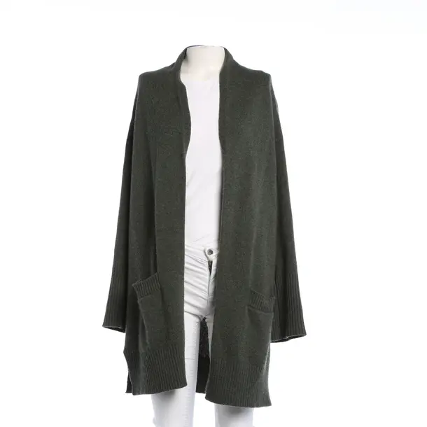 Cardigan, in Green, Cashmere, Repeat