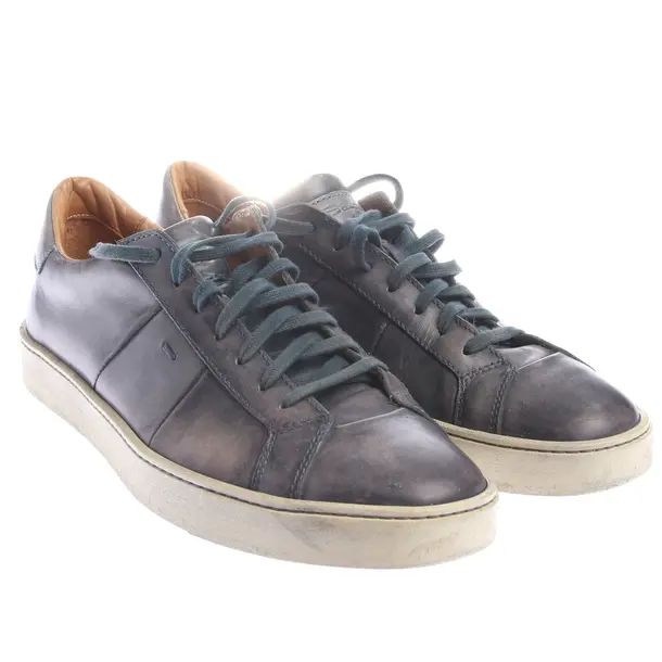 Sneaker, in Blu, Santoni