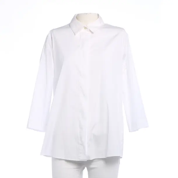Bluse in Weiß, Baumwolle, 0039 Italy