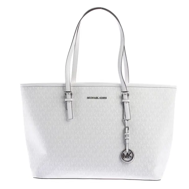 Shoulder Bag, in White, Leather, Michael Kors