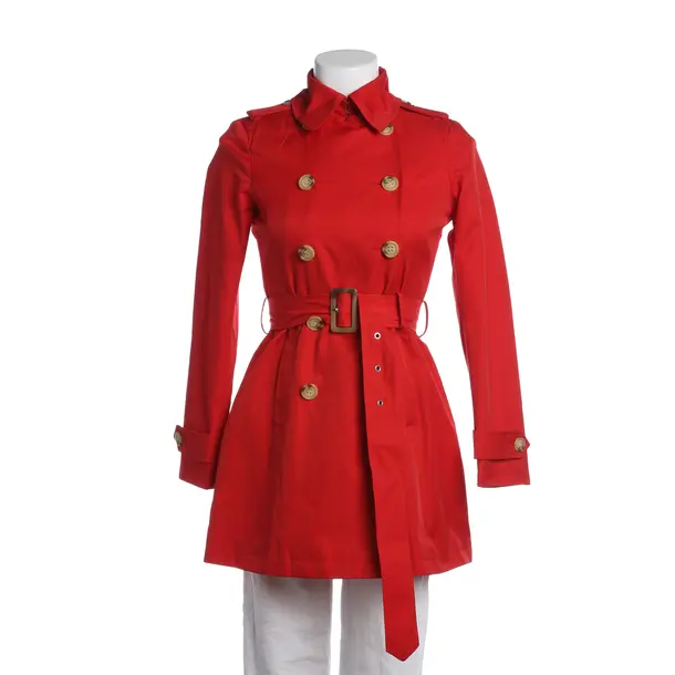 Mid-Season Coat in Red, Cotton, Lauren Ralph Lauren