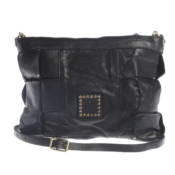 Schultertasche, in Schwarz, Leder, Campomaggi