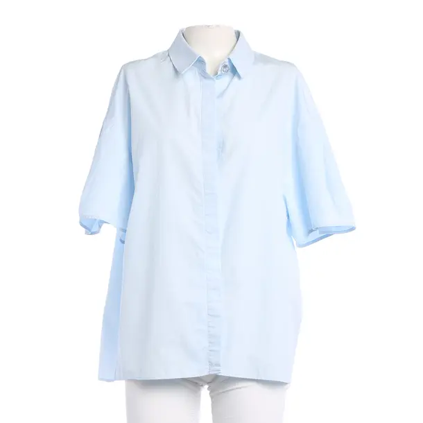 Bluse in Blau, Baumwolle, Kenzo