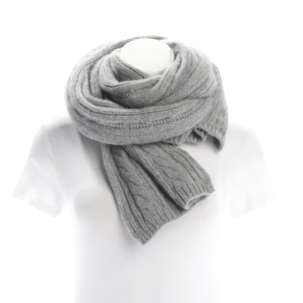 Beanie & Scarf, in Gray, Wool, Roeckl