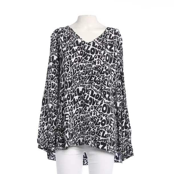 Bluse, in Grau, Seide, Herzensangelegenheit