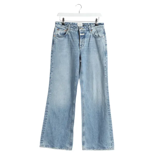 Jeans straight fit, in Blu, Cotone, Chiuso