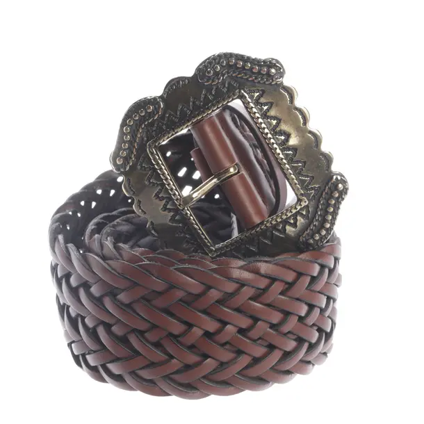 Belt, in Brown, Leather, Ba&sh