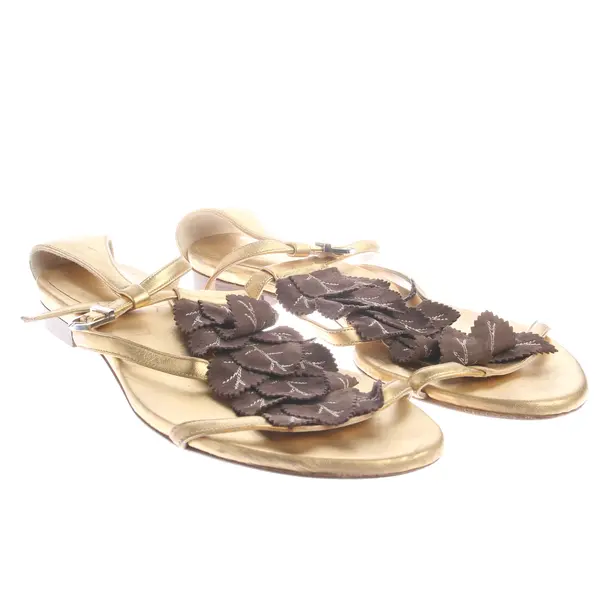 Strappy Sandals, in Gold, Unützer