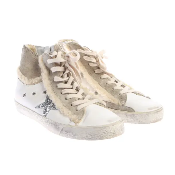High-Top Sneaker, in Beige, Golden Goose