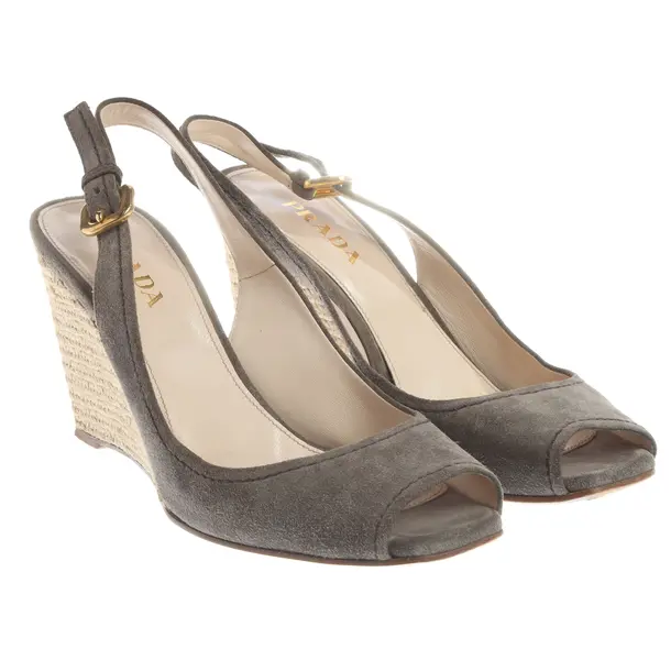 Zeppe, in Grigio, Prada