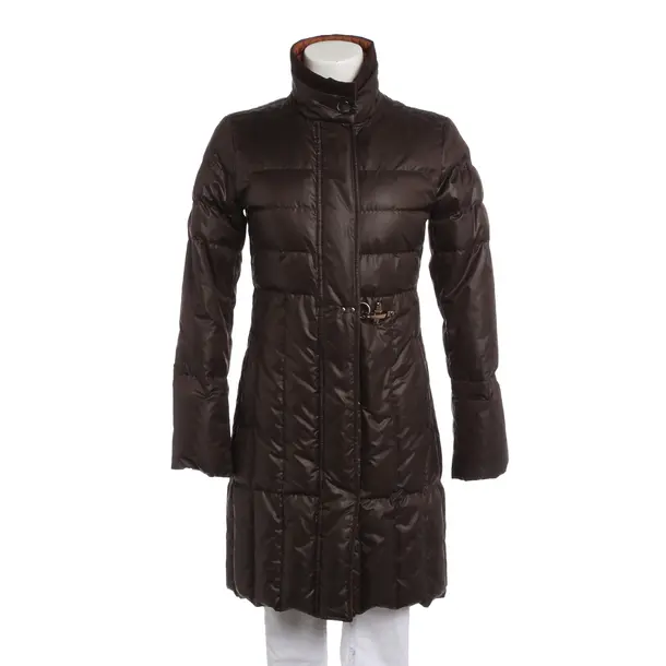 Wintermantel, in Dunkelbraun, Polyester, Fay