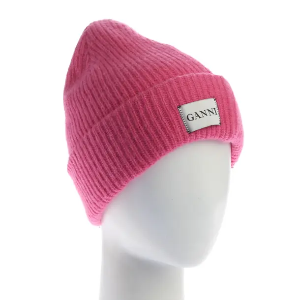 Cappello, in Rosa, Lana, Ganni