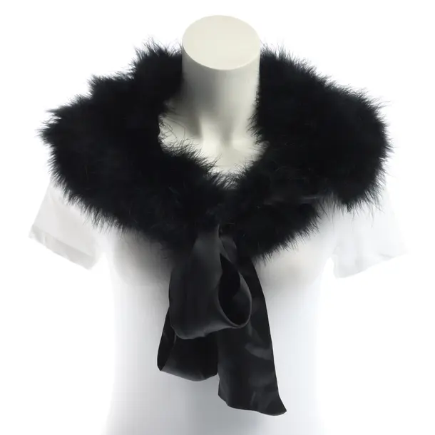 Scarf, in Black, Silk, Marc Cain