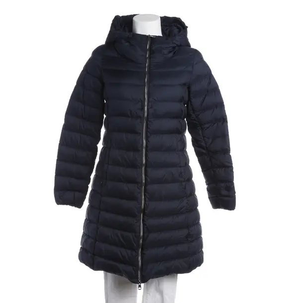 Winter Coat, in Navy, Polyimide, Max Mara