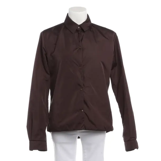 Giacca mezza stagione, in Marrone scuro, Poliammide, Prada Linea Rossa