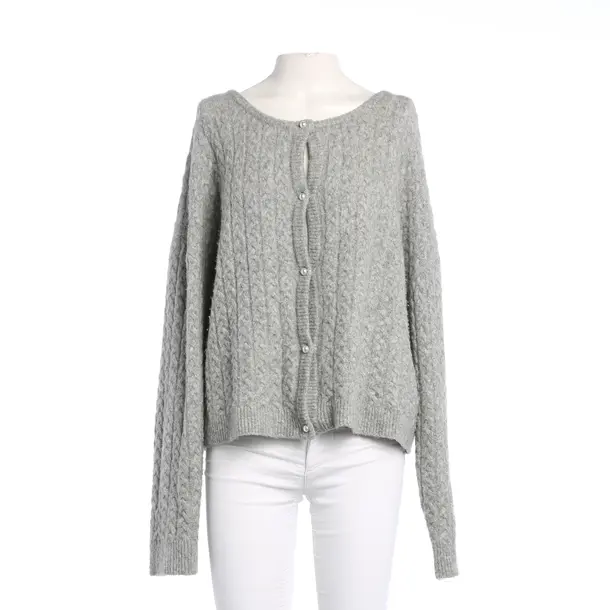 Cardigan, in Grigio, Lana, Delicatelove