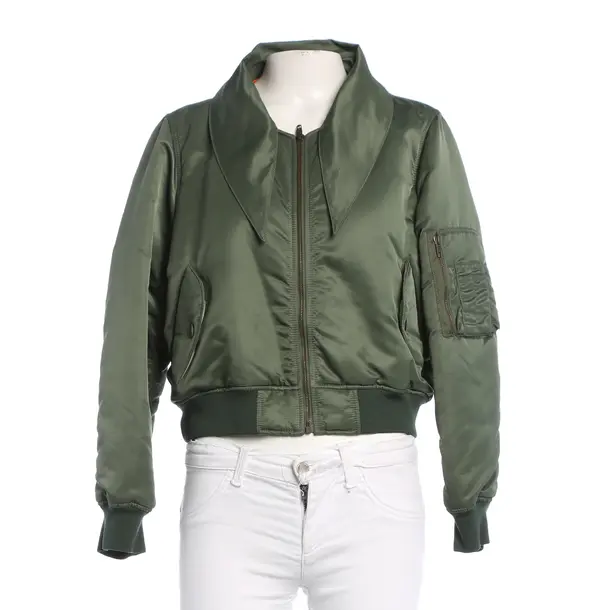 Bomber Jacket, in Dark Green, Polyimide, Balenciaga