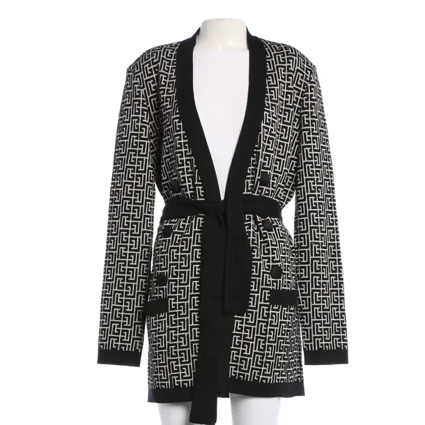 Cardigan, in Black, Wool, Balmain