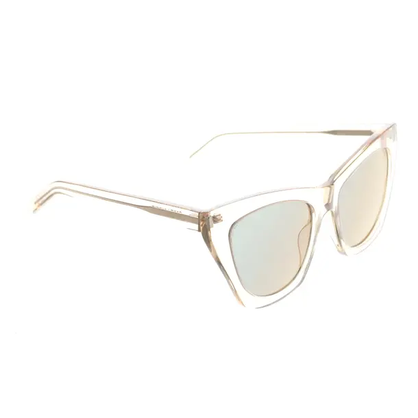 Sonnenbrille, in Beige, Kunststoff, Saint Laurent
