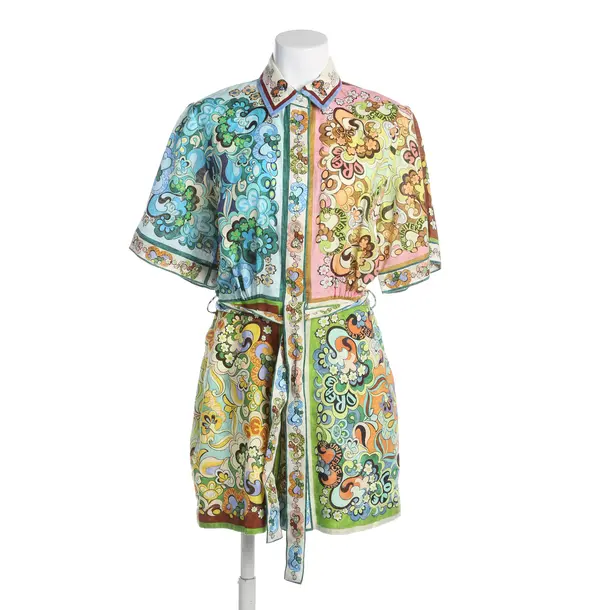 Dress, in Multicolored, Linen, Alémais