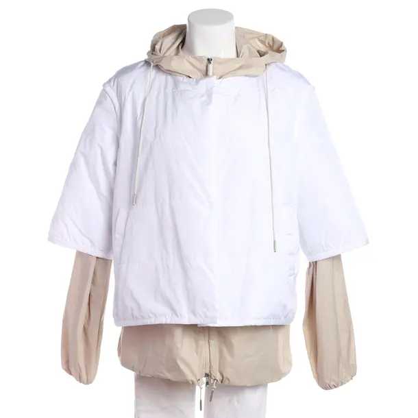 Mid-Season Jacket, in White, Polyester, Fabiana Filippi