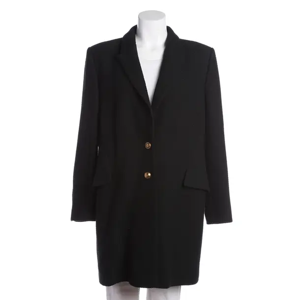 Mid-Season Coat, in Black, Polyester, NVSCO