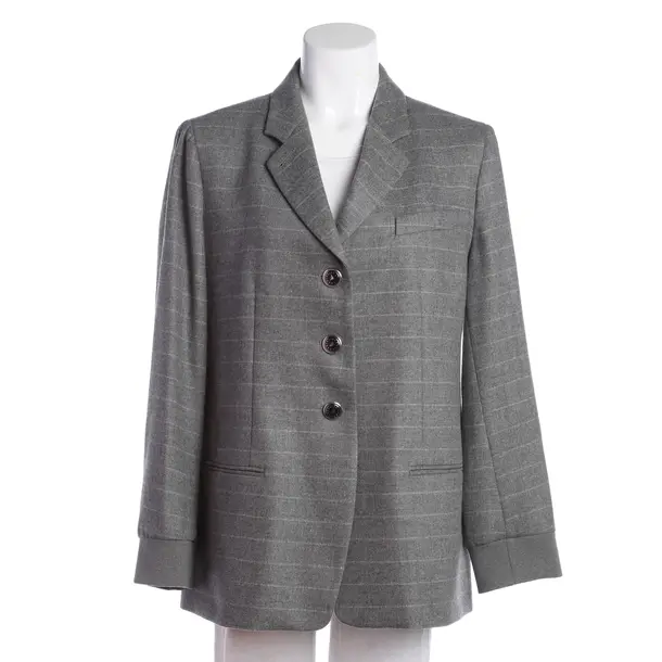 Blazer, in Gray, Wool, Emporio Armani
