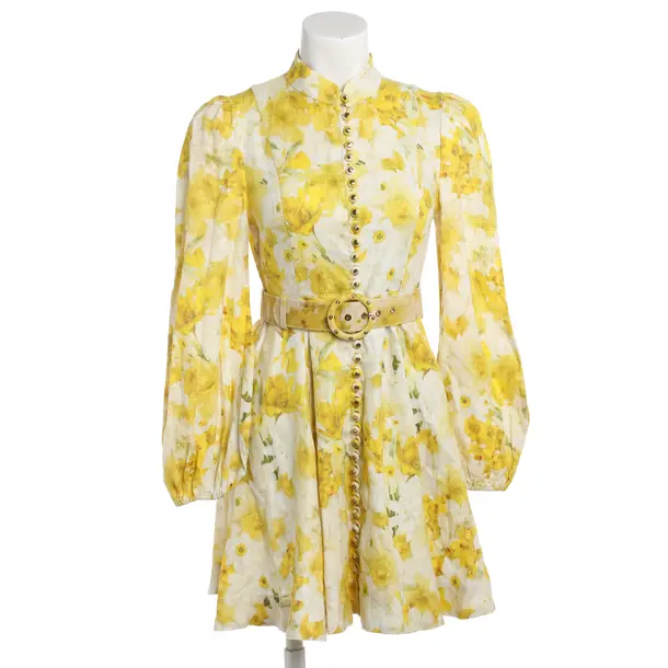 Dress, in Yellow, Linen, Zimmermann
