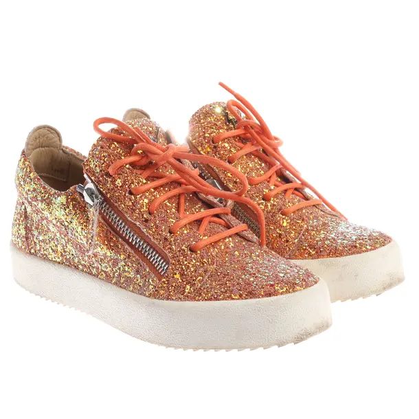 Sneaker, in Orange, Giuseppe Zanotti
