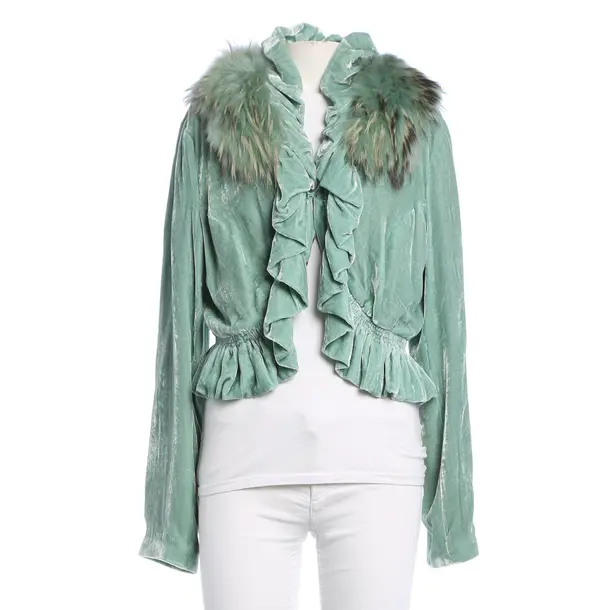 Übergangsjacke, in Hellgrün, Viskose, cavalli CLASS