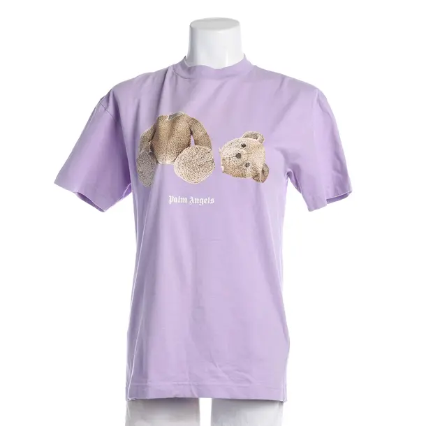 Shirt, in Purple, Cotton, Palm Angels