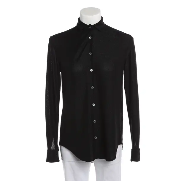 Bluse, in Schwarz, Baumwolle, Caliban