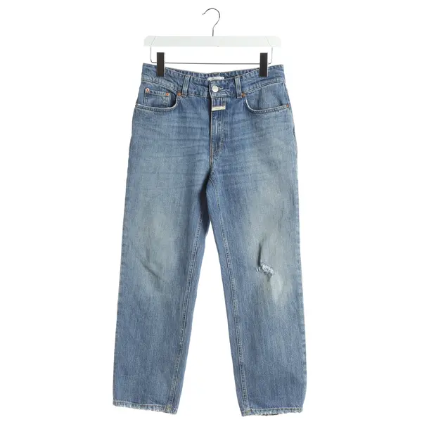 Jeans Straight Fit, in Blau, Baumwolle, Closed