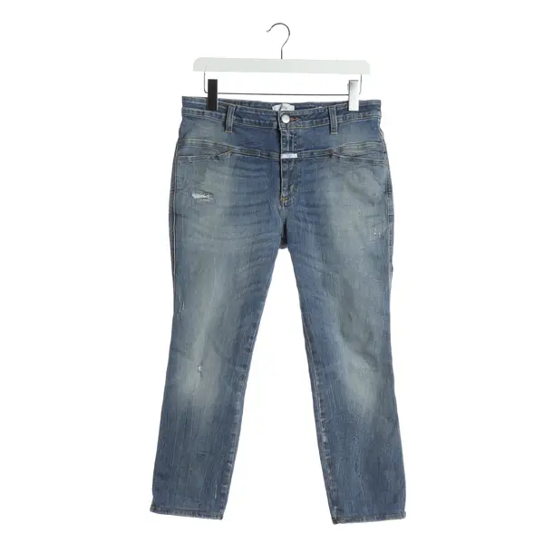 Straight Fit Jeans, in Blue, Cotton, Closed