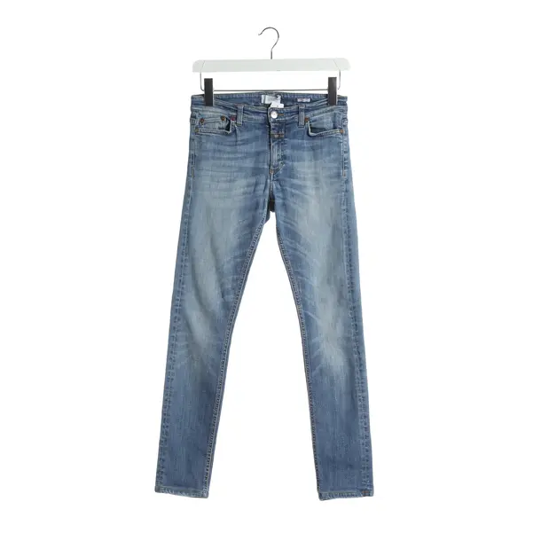 Straight Fit Jeans, in Blue, Cotton, Closed