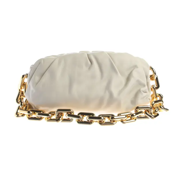 Shoulder Bag, in Beige, Leather, Bottega Veneta