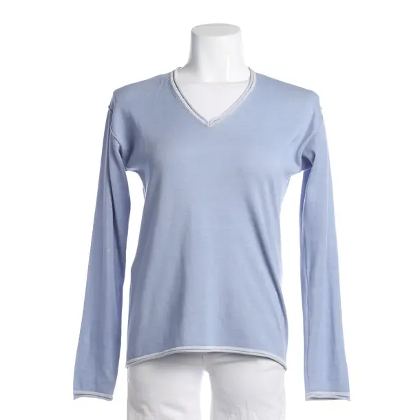 Pullover, in Blau, Baumwolle, Bruno Manetti