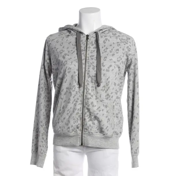 Zip-up Hoodie, in Light Gray, Cotton, Juvia
