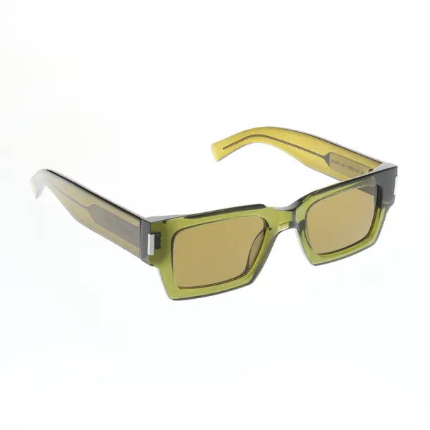 Sunglasses, in Green, Synthetic, Saint Laurent