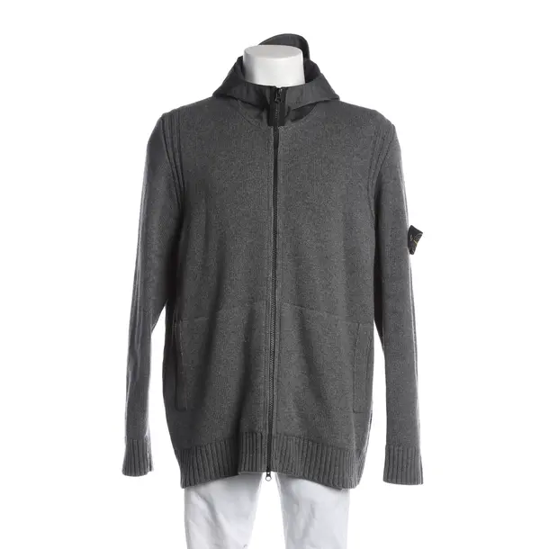 Cardigan, in Gray, Wool, Stone Island